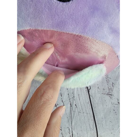 Huggy Squeeze Limited Edition Plush 9in Stuffed Unicorn with Rainbow Mane & Tail - Picture 9 of 9